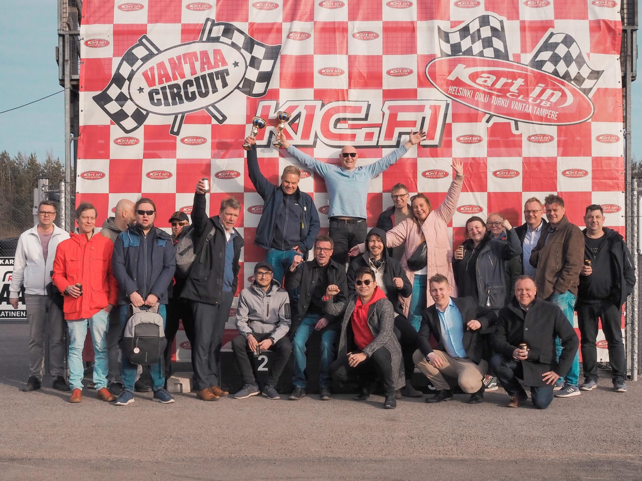 EWQ Henkilökunta viettämässä tyky-päivää