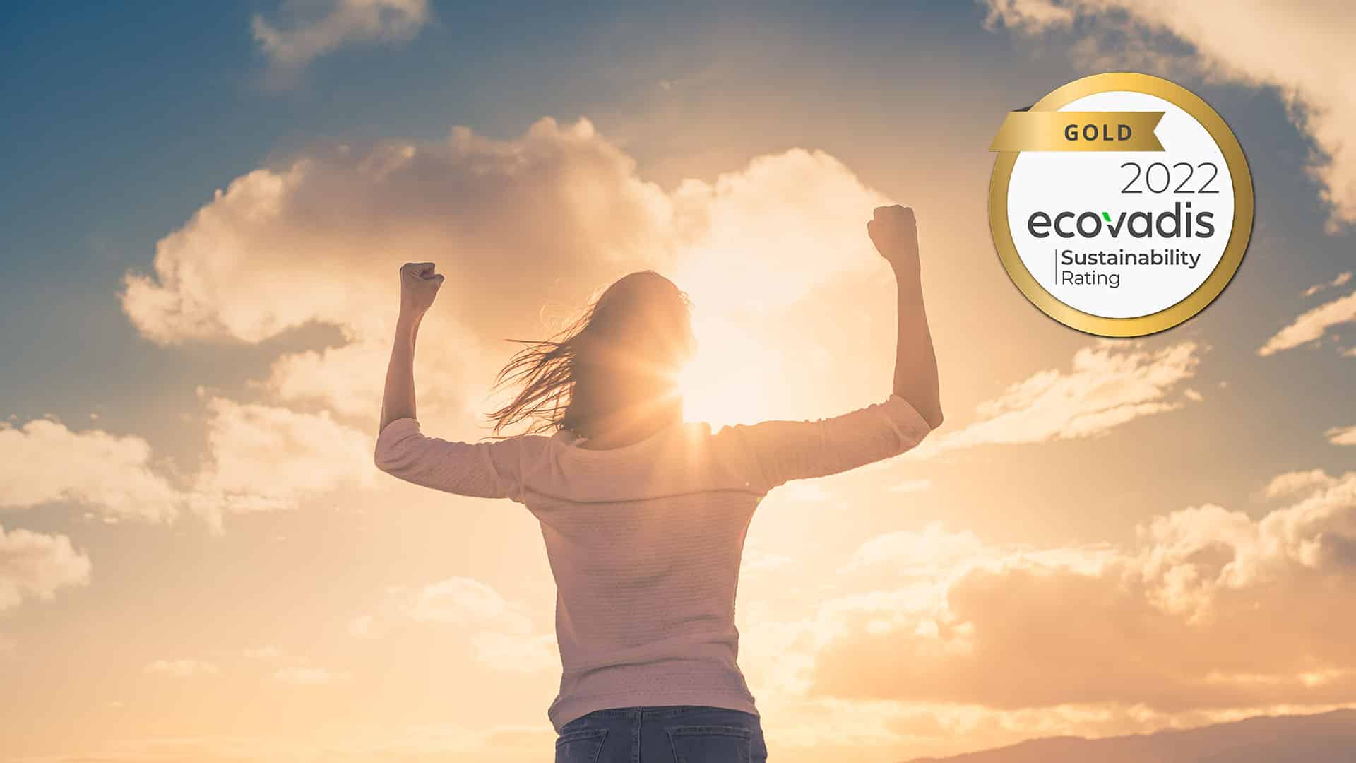 EWQ:lle myönnetty Ecovadis Gold-sertifikaatti