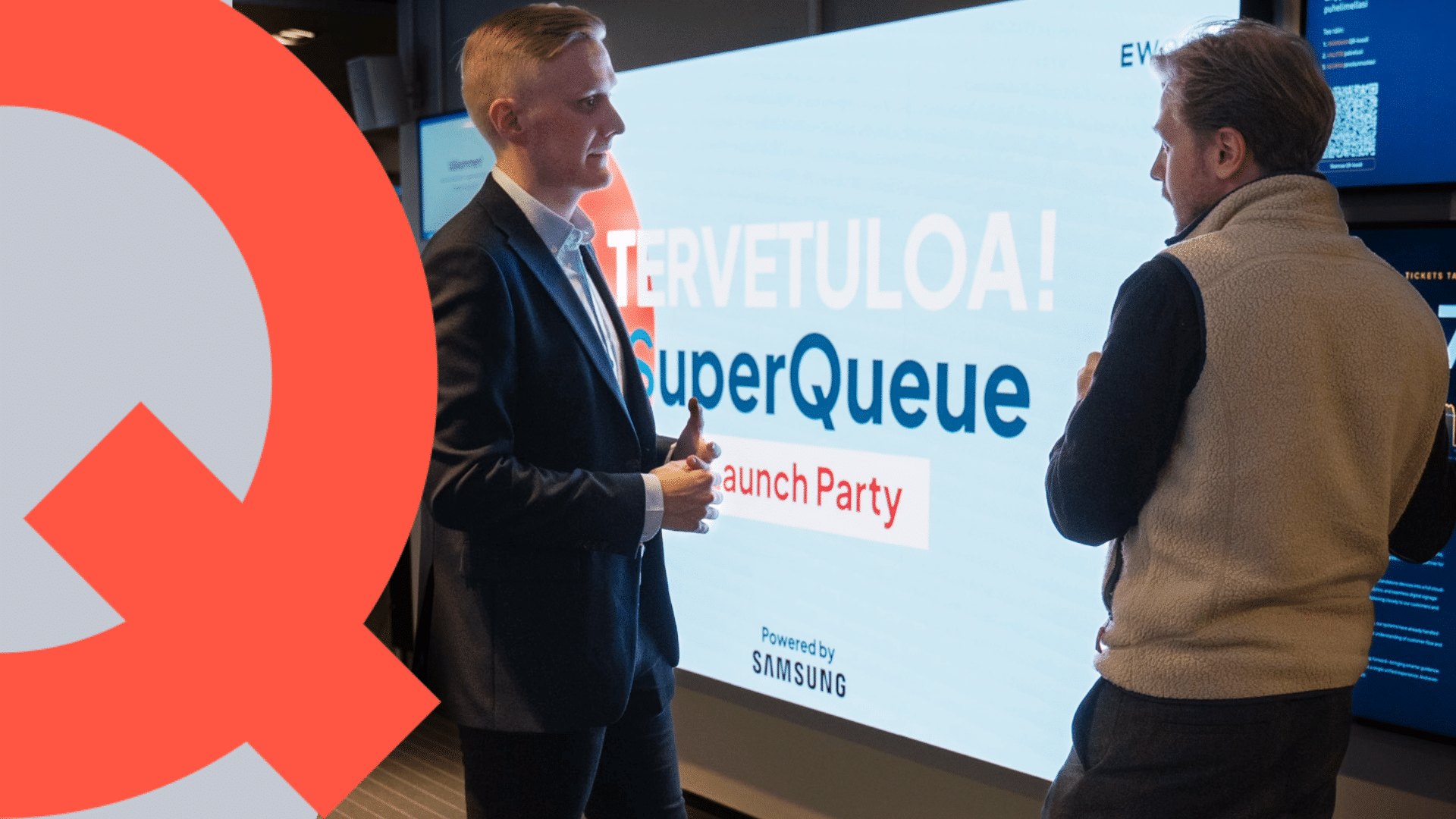 EEWQ staff at SuperQueue launch party