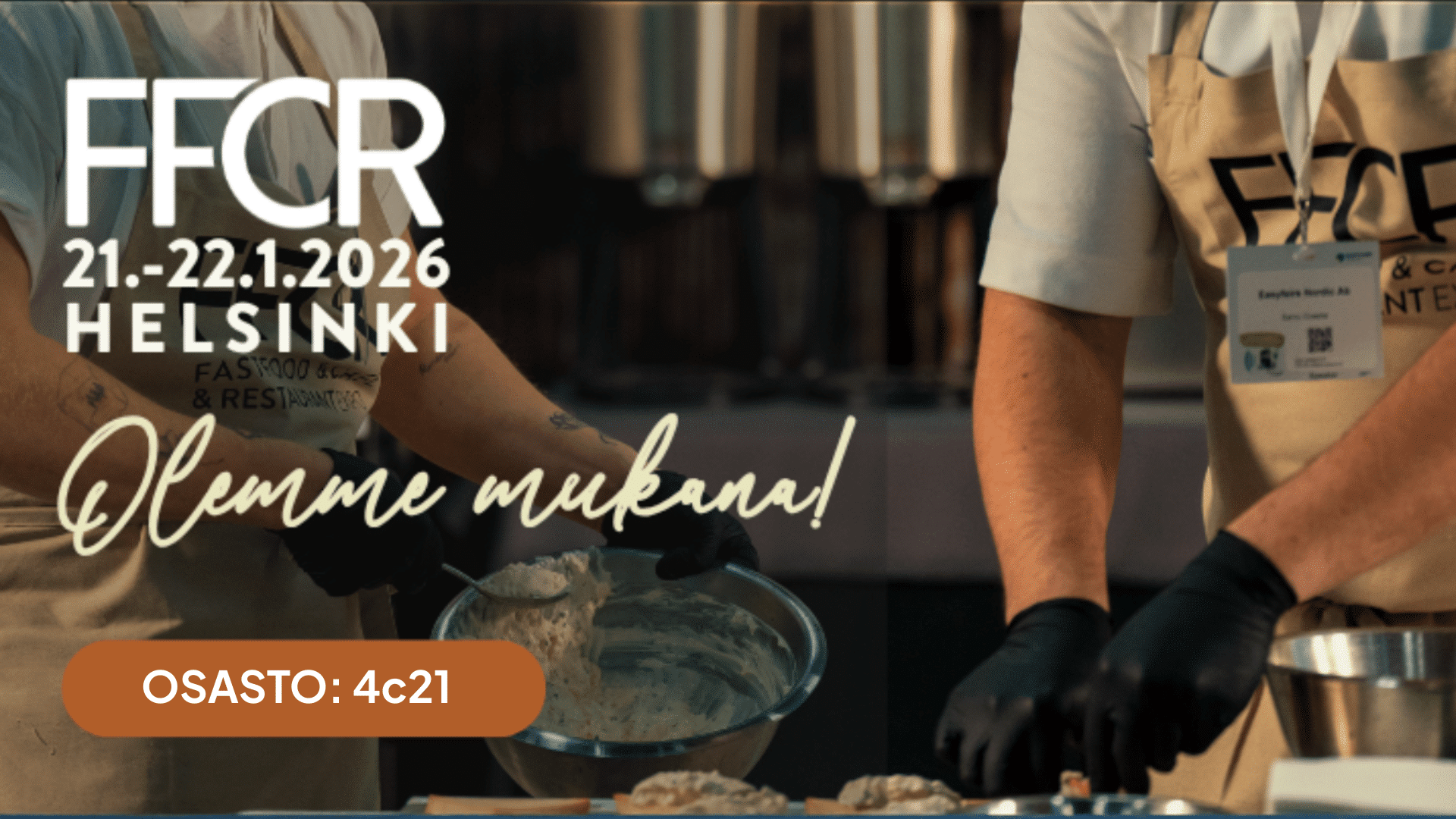 EWQ mukana FFCR Helsinki 2026 -tapahtumassa, osasto 4c21.
