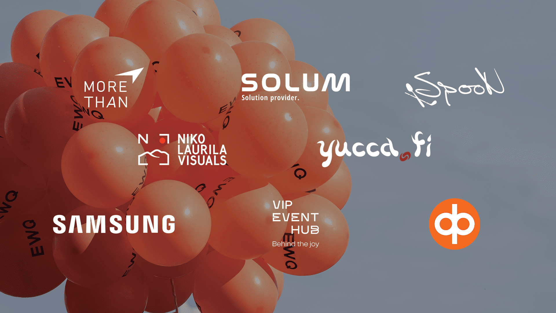 EWQ:n 30-vuotisjuhlan yhteistyökumppanit ja sponsorit