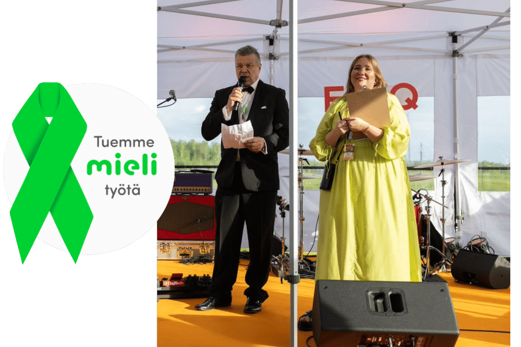 Hyväntekeväisyyshuutokauppa MIELI ry:n hyväksi EWQ:n 30-vuotisjuhlassa