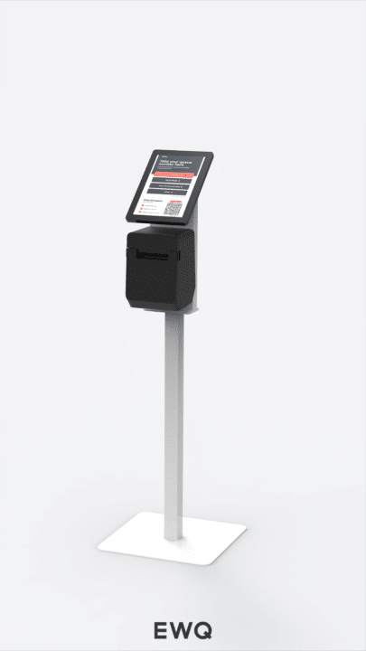 EWQ lippuautomaatti vuoronumerojärjestelmään