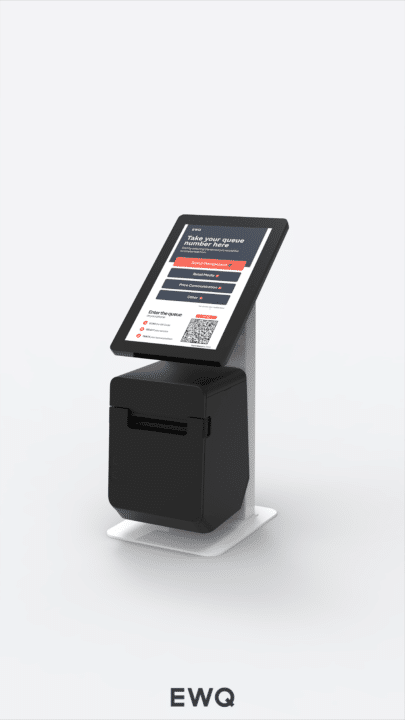 EWQ lippuautomaatti vuoronumerojärjestelmään